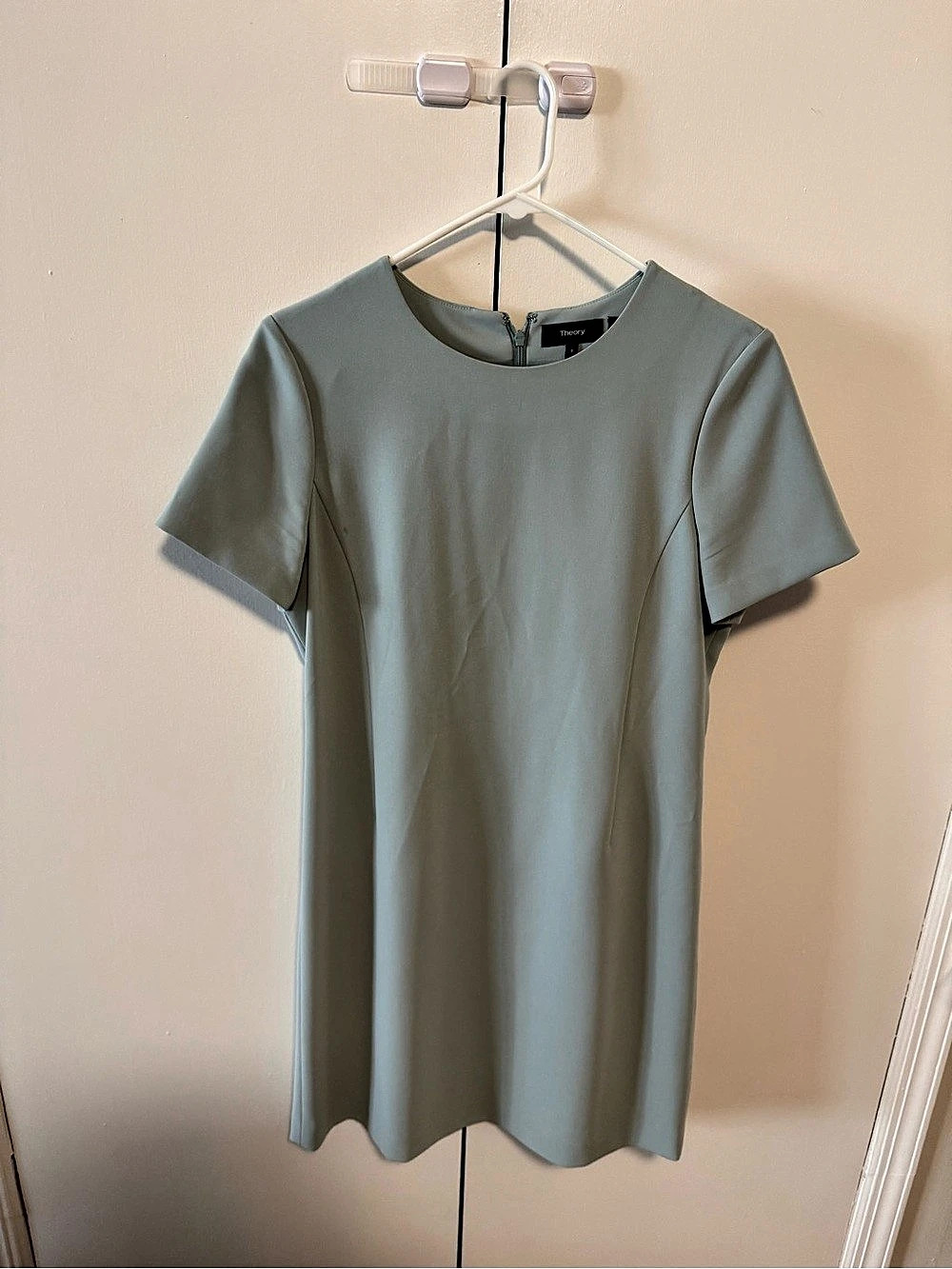 Theory  Mini Shift Dress in Teal